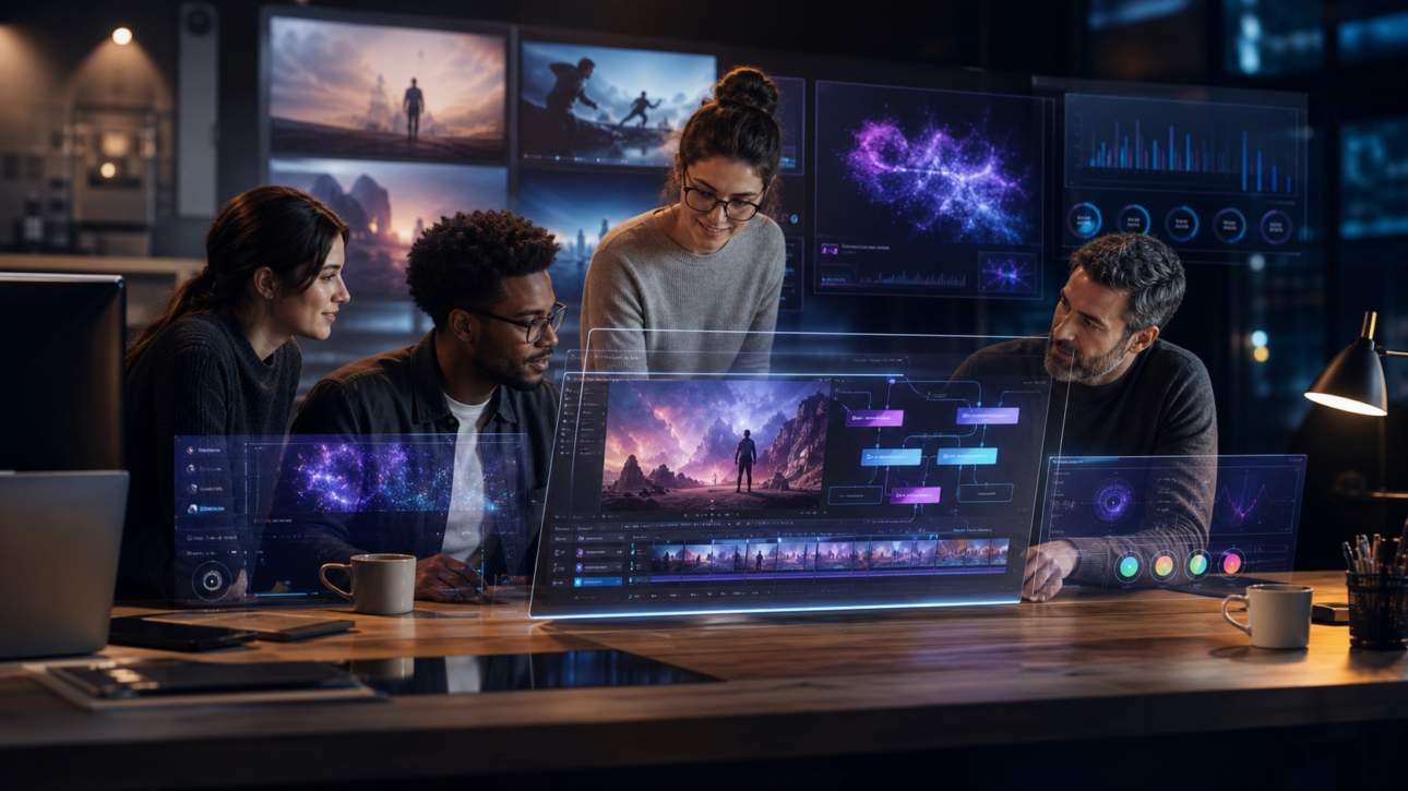 AI video creation for businesses by a professional marketing team